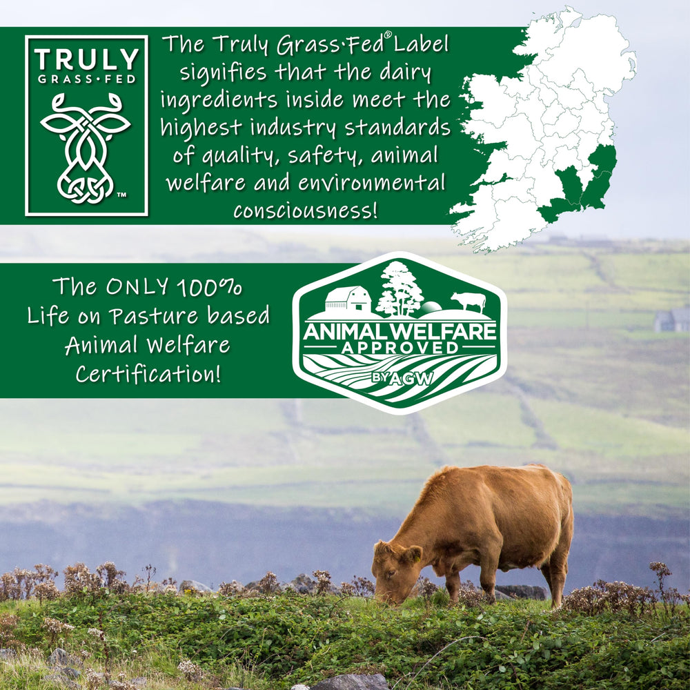 AGN Roots label close-up highlighting A Greener World and Informed-Sport certifications