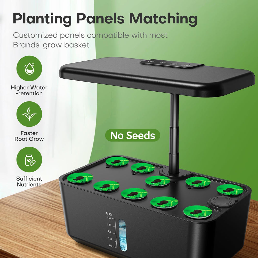 Ahopegarden clear water level window visible, simple refill monitoring benefit