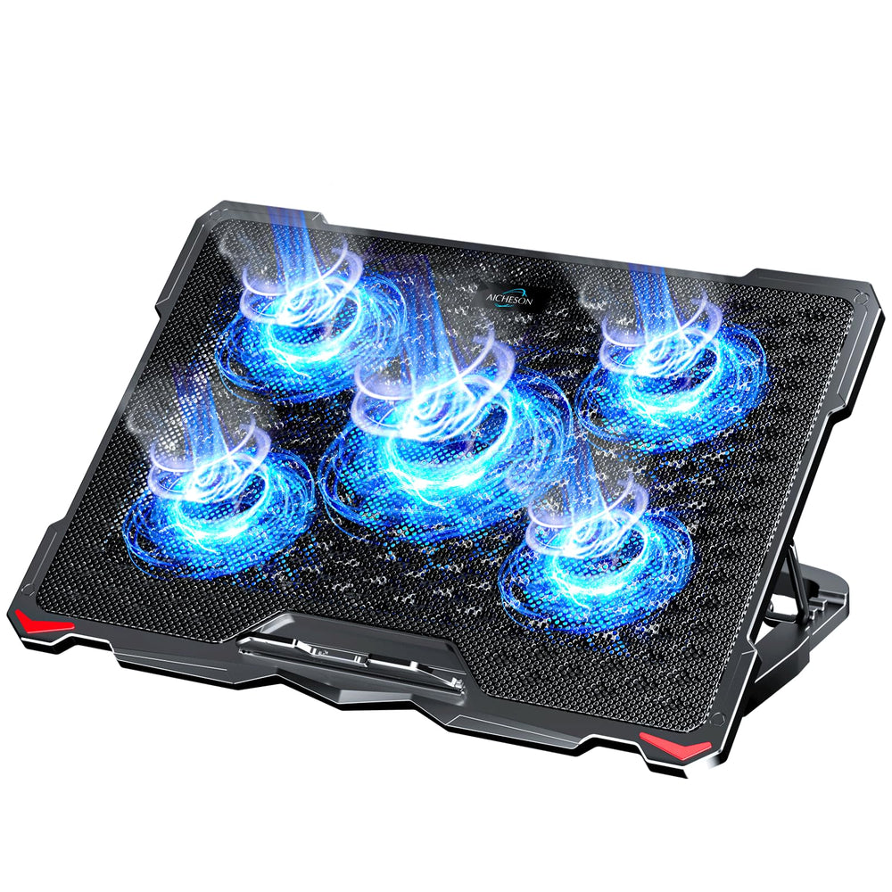 AICHESON S035 front view showing five fans and sturdy frame for better cooling