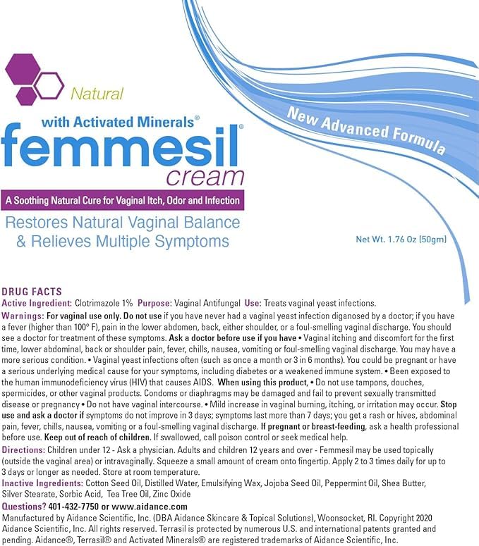 Aidance Femmesil on bathroom counter in lifestyle scene for everyday use