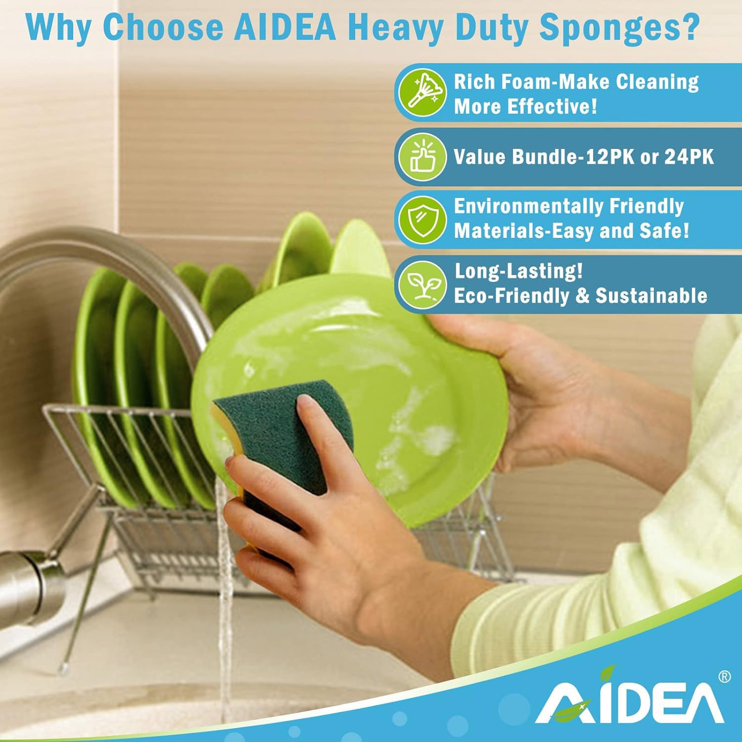 AIDEA detalle de la espuma de alta densidad que absorbe y genera espuma