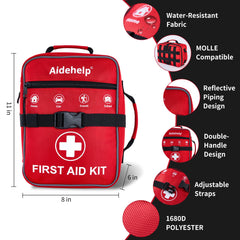 Aidehelp aplicación de vendaje en camping para primeros auxilios rápidos