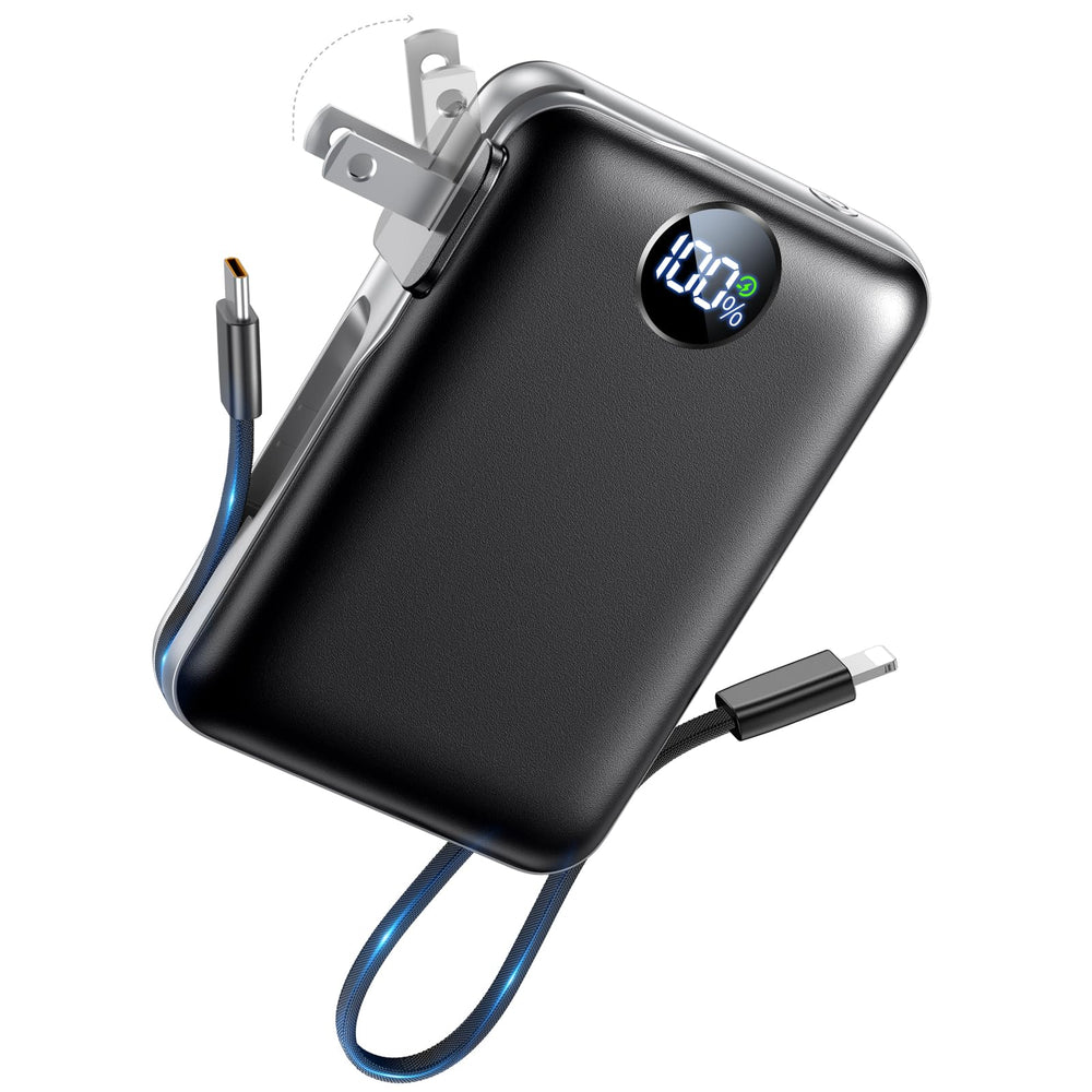 AIFENG vista frontal del power bank mostrando diseño compacto y portabilidad