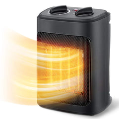 Aikoper front view showing heater face and fast heating benefit