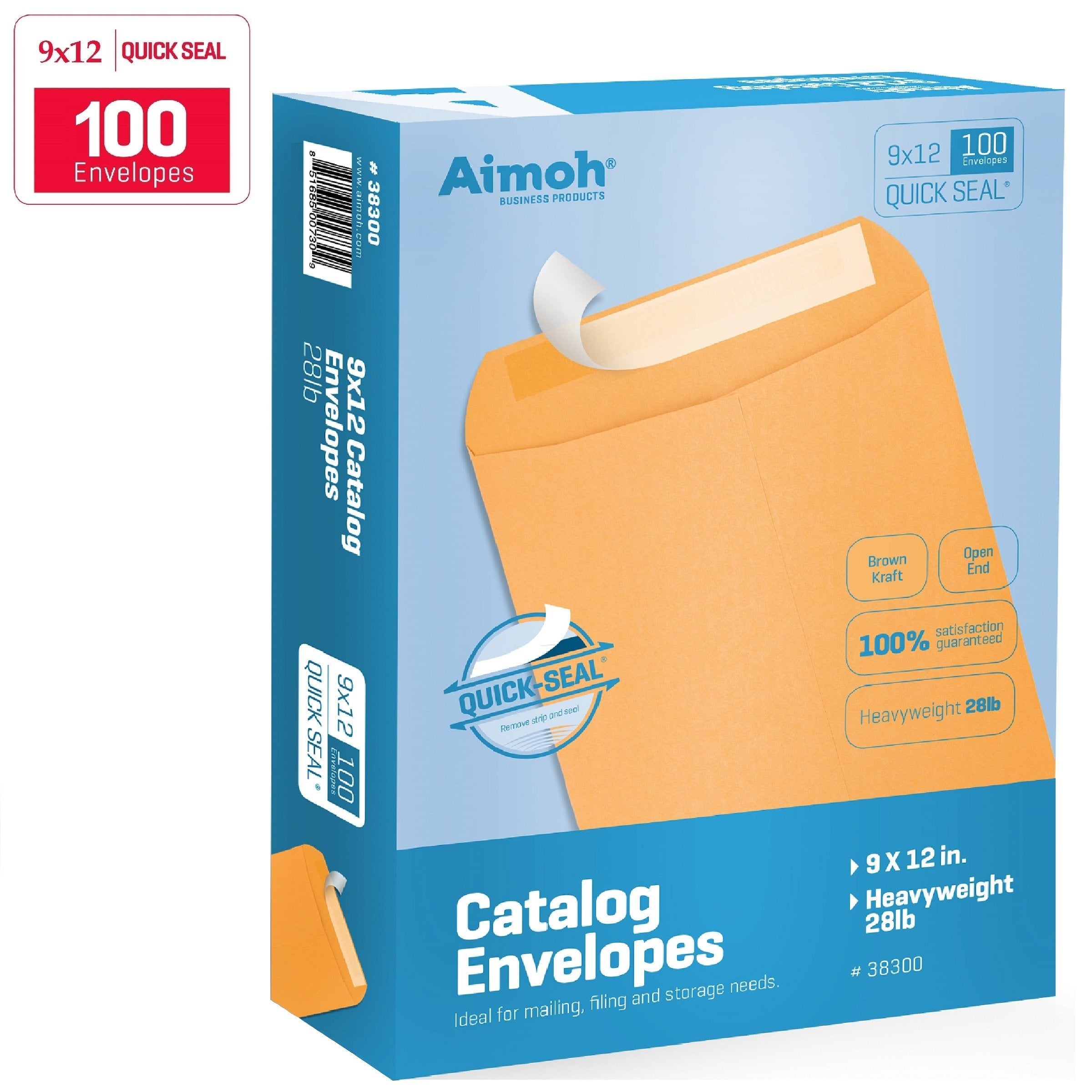 Aimoh envelopes on office desk in use illustrating professional mailing readiness benefit