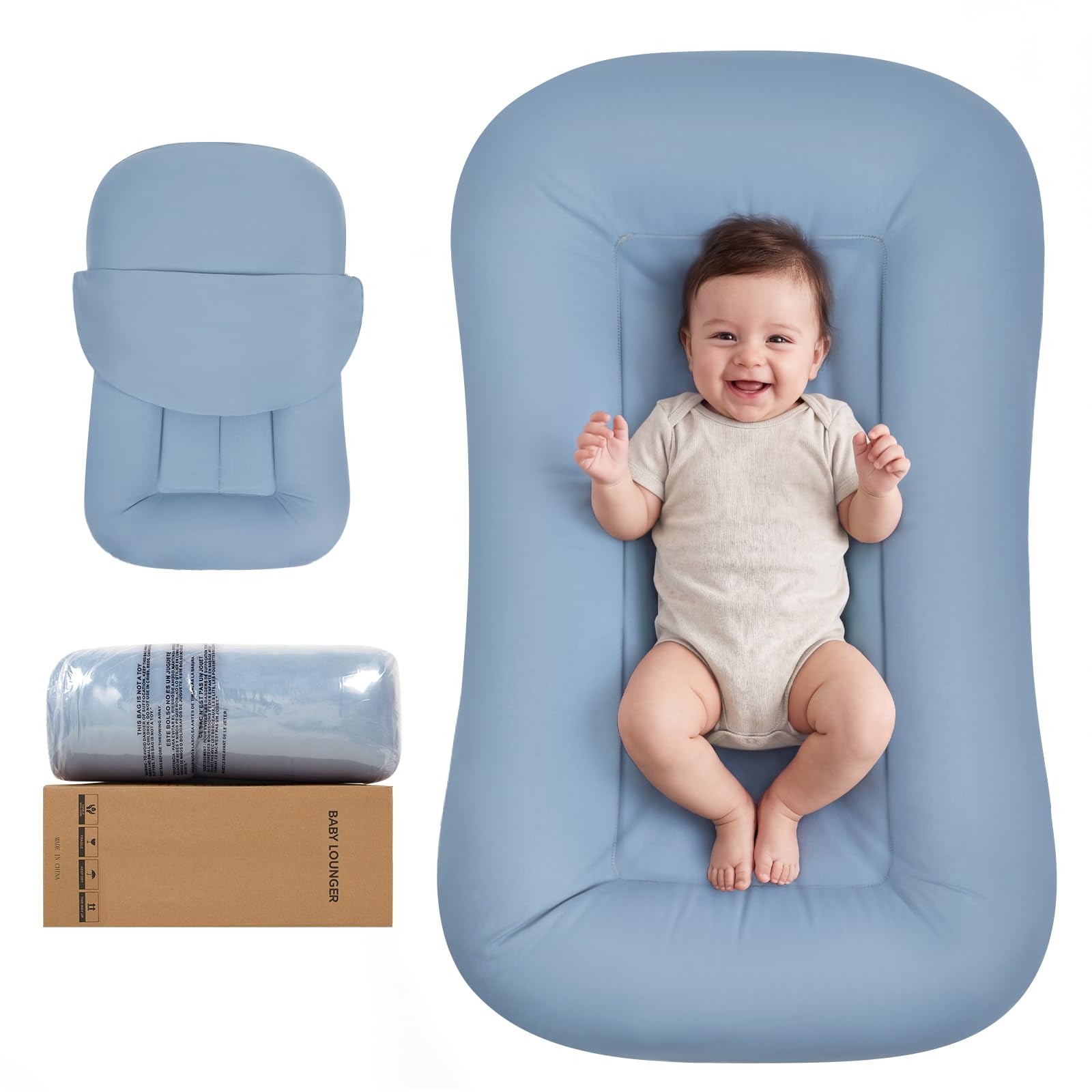 Ainiuke cojín frontal mostrando forma ergonómica y comodidad