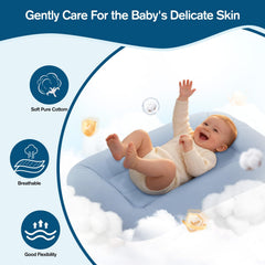 Ainiuke bebé en tummy time demostrando apoyo confortable