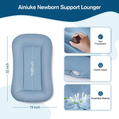 Ainiuke tejido de algodón suave para piel delicada y ventilación