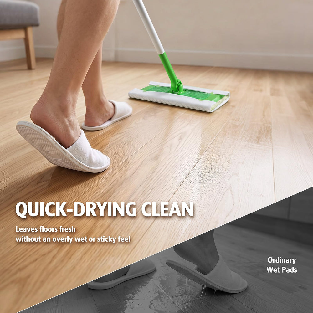 AIR U+ paño junto a mano para comparar tamaño y facilidad de manejo