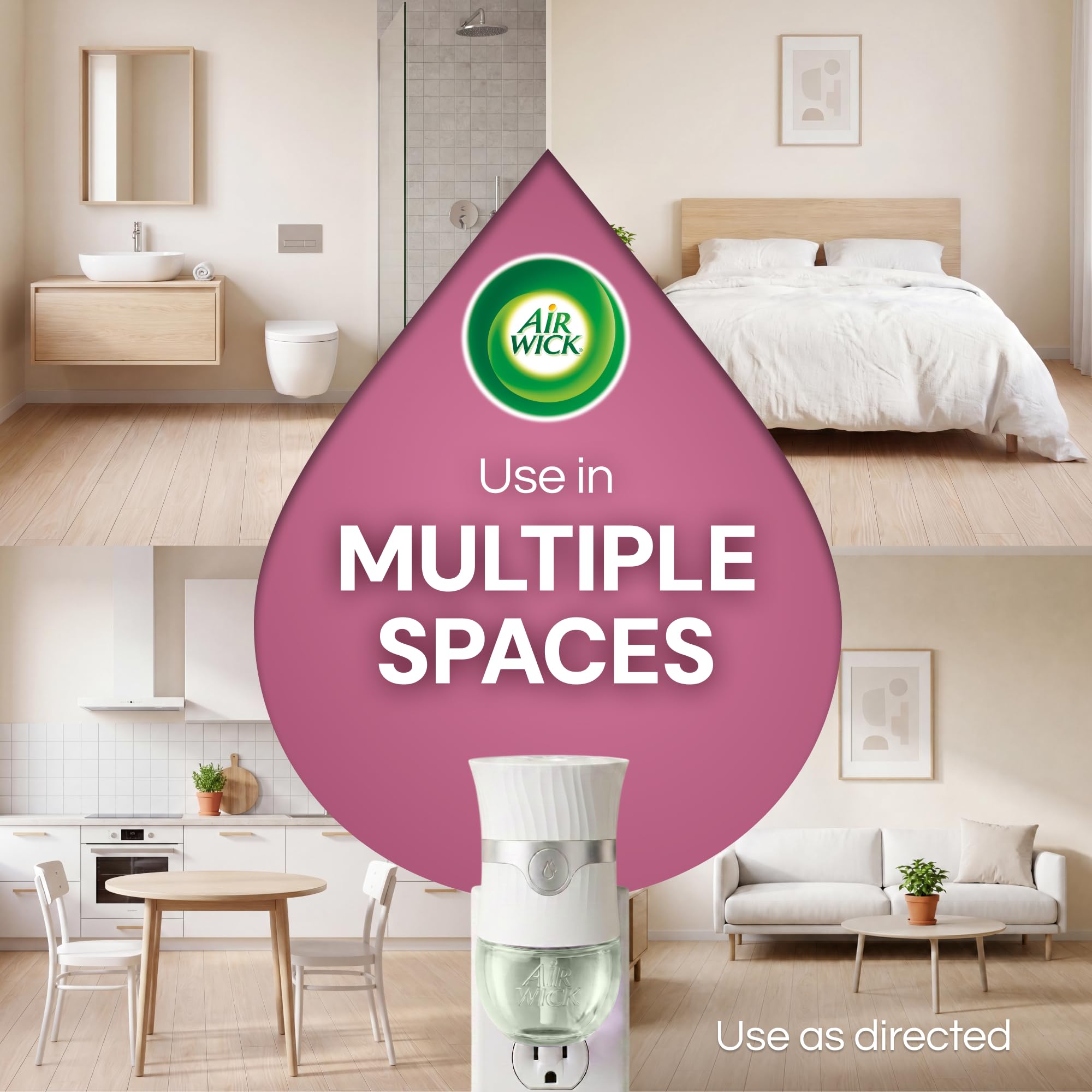 Air Wick control de intensidad del calentador con 5 niveles para personalizar