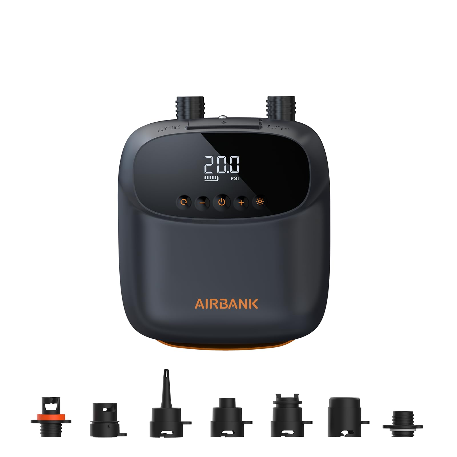 AIRBANK PUFFER Pro front view showing compact design and portability benefits