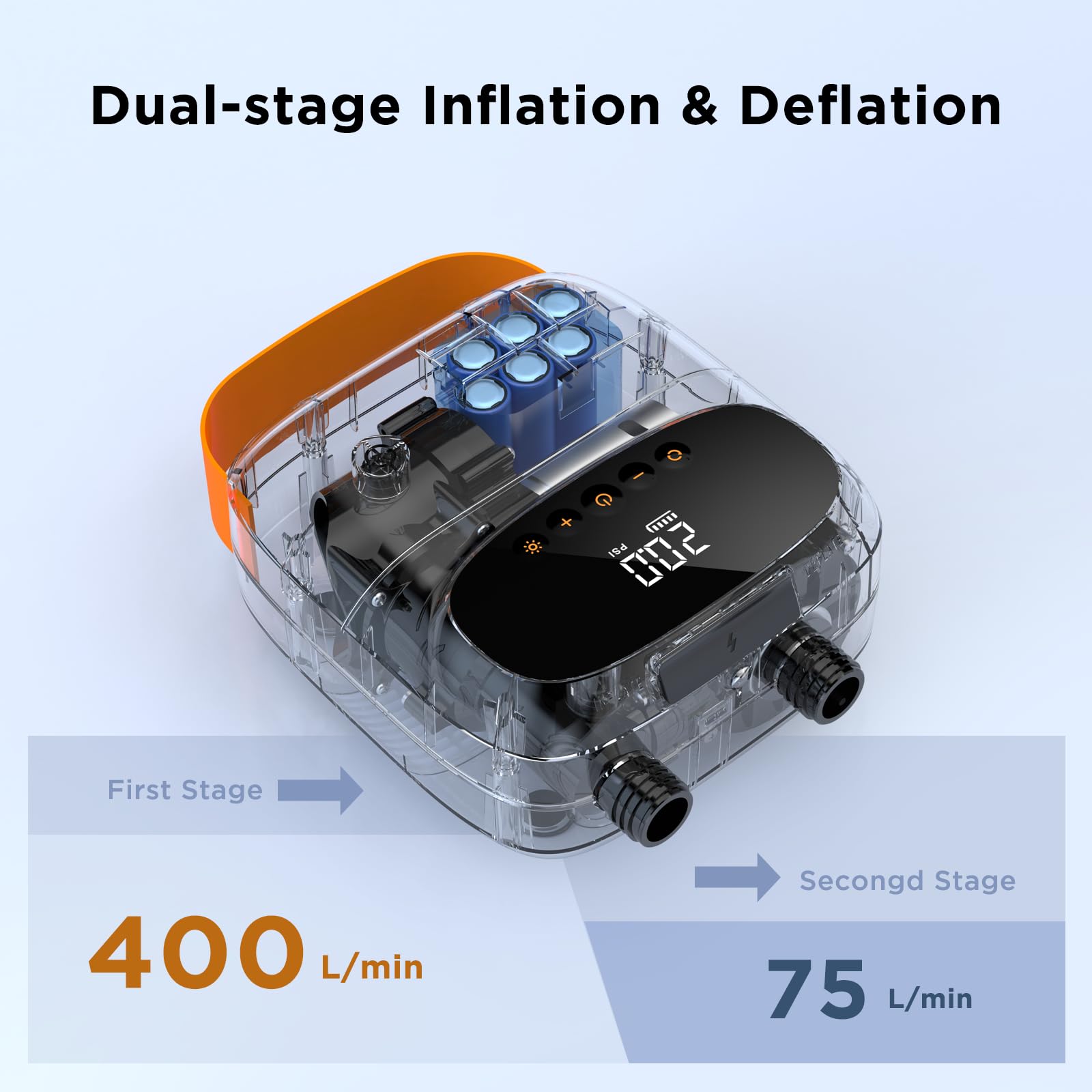 AIRBANK PUFFER Pro nozzle kit and accessories arranged to show versatility benefit