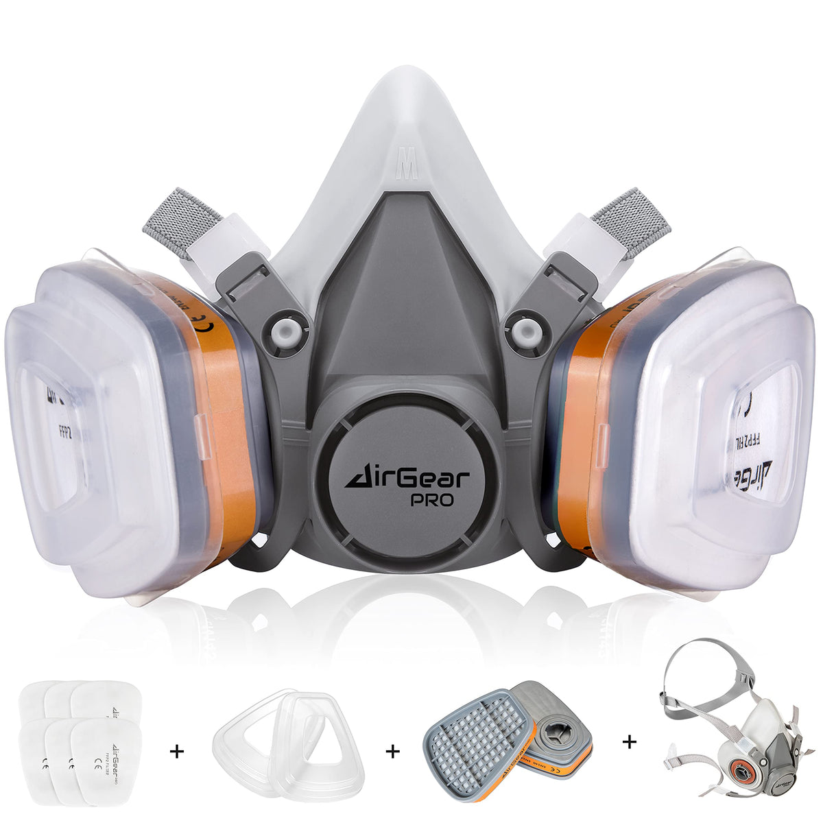 AirGearPro M-500 frontal mostrando el sellado y comodidad