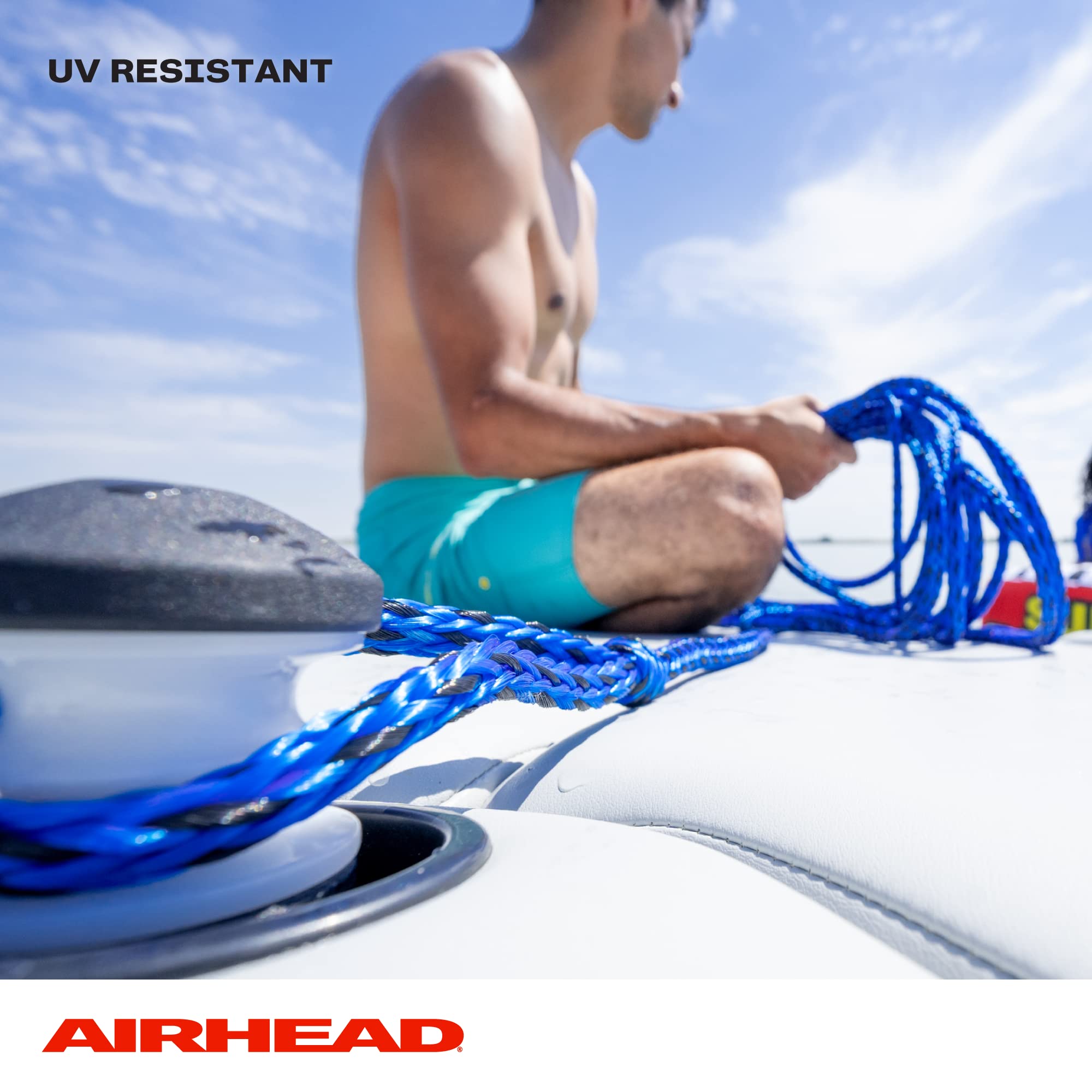 Airhead cuerda enrollada con rope keeper para almacenamiento ordenado