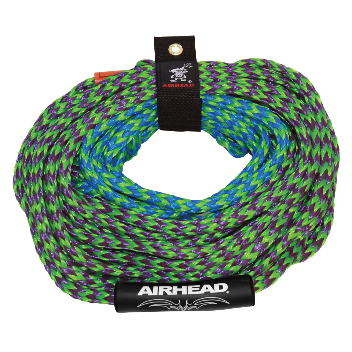 Airhead vista frontal del empaque y cuerda, durable y lista para tubing