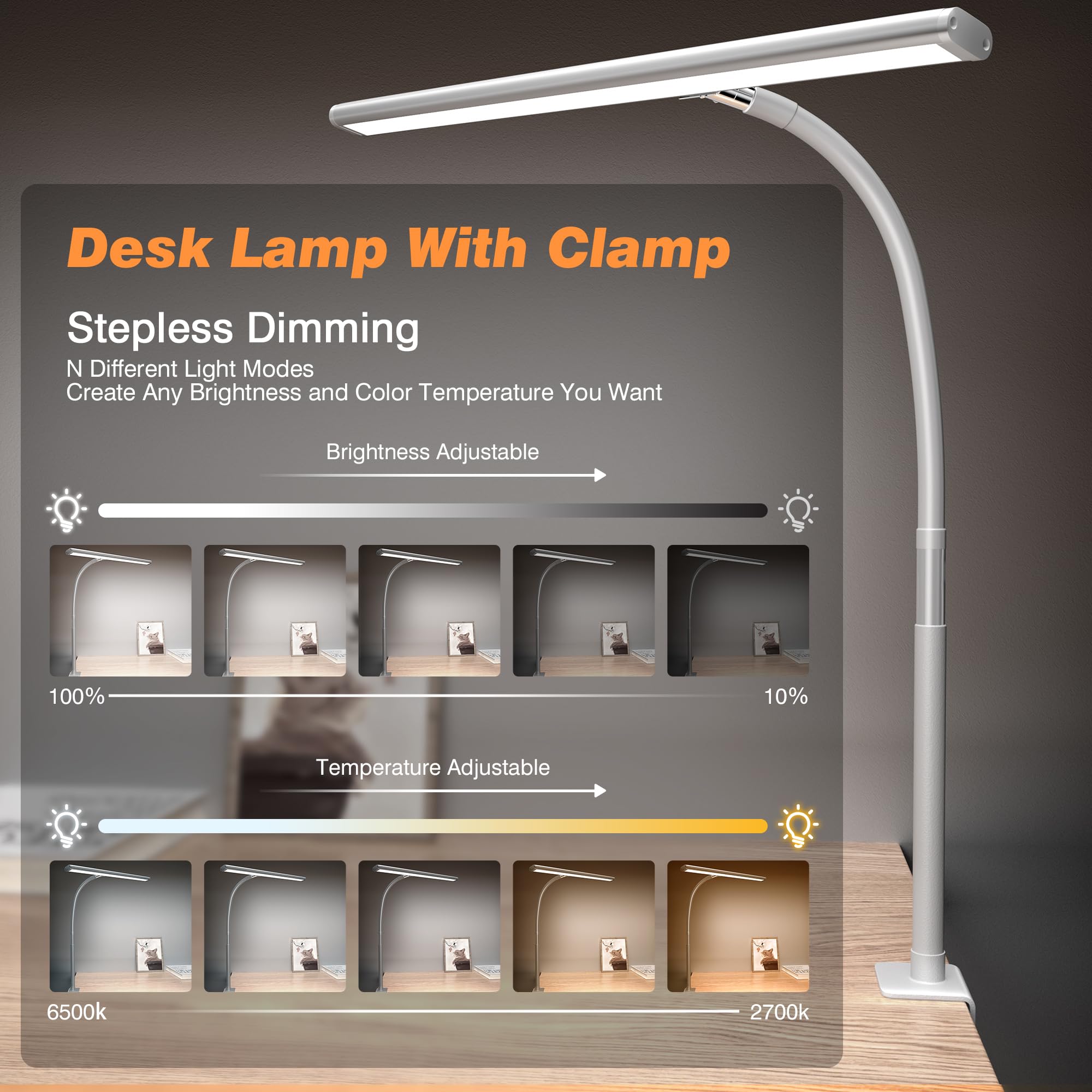 Airlonv primer plano de barra LED mostrando luz uniforme
