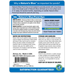 Airmax Nature's Blue bottle close-up highlighting concentrated formula advantage