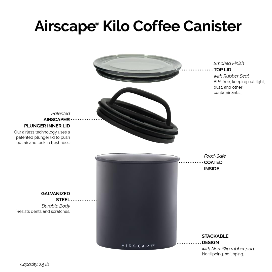 AirScape detalle del émbolo interior y válvula que expulsa aire para mayor frescura