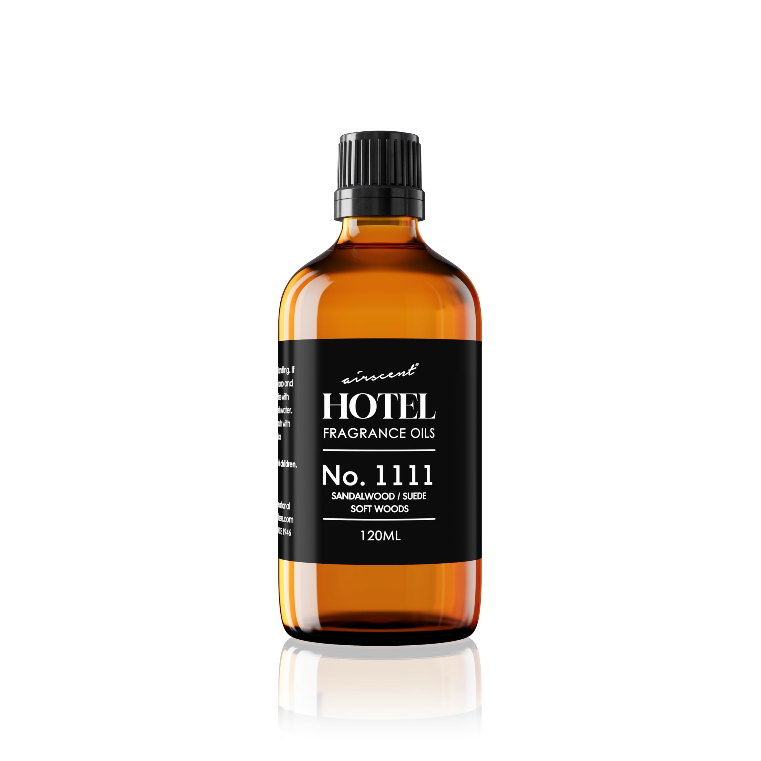 Air-Scent botella frontal 120 mL mostrando presentación elegante y aroma duradero
