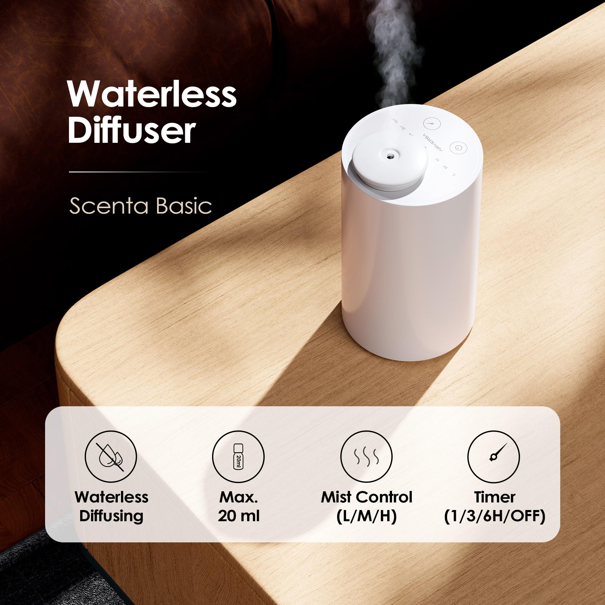 Airversa AN6 textura de superficie resistente y fácil de limpiar