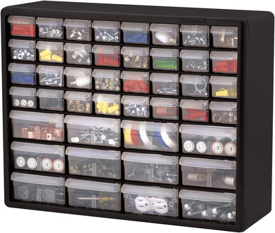 Akro-Mils in classroom setting organizing supplies and speeding cleanup
