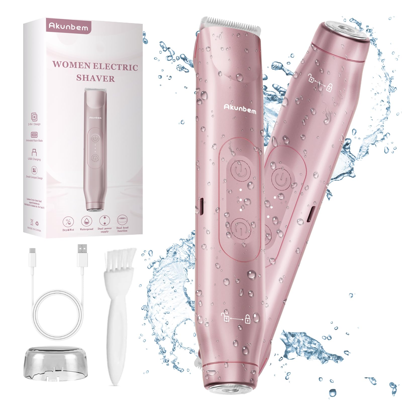 Akunbem dispositivo frontal mostrando diseño compacto y portabilidad