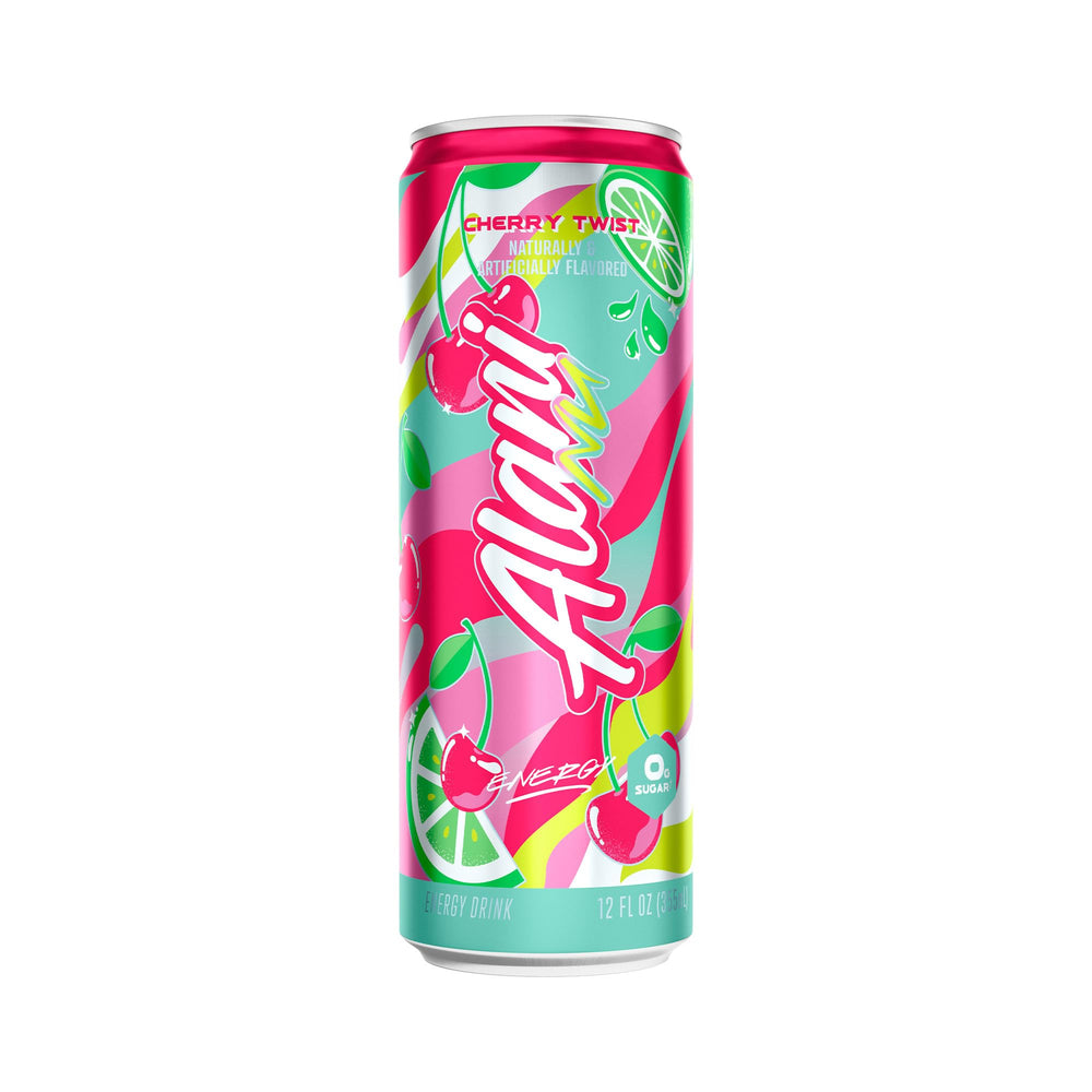 Alani Nu Cherry Twist en gimnasio sugiere impulso antes del entrenamiento