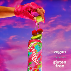 Alani Nu nutrition facts and ingredient panel showing caffeine and vitamin information