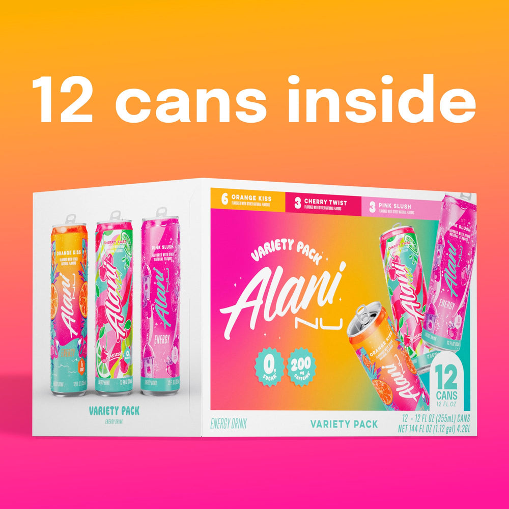 Alani Nu detalle de lata y textura que resalta calidad y sabor