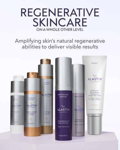 ALASTIN lifestyle en baño, integrando producto a rutina diaria