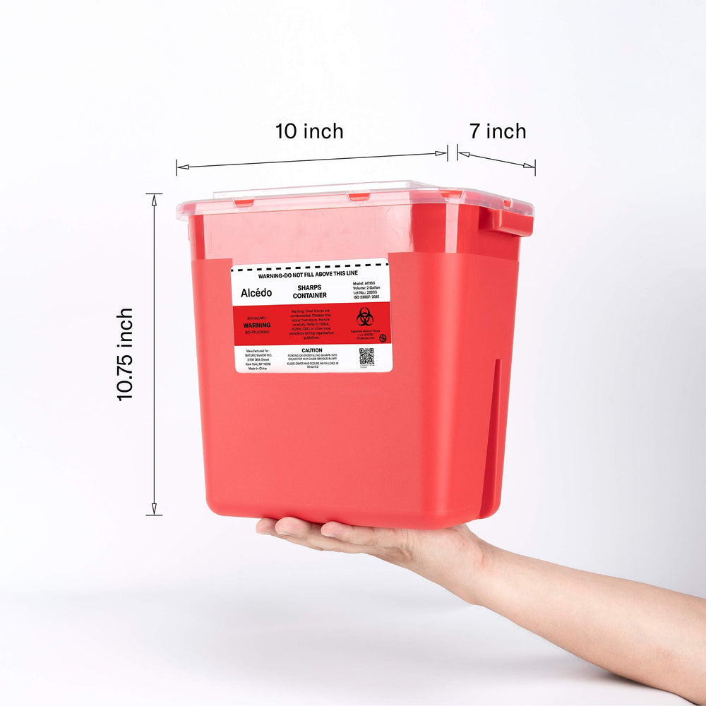 Alcedo printed label and instructions detail for compliant safe handling
