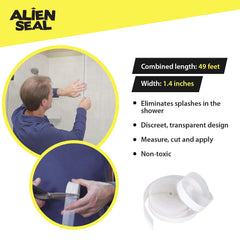 ALIEN TAPE textura de silicona flexible que evita grietas y mantiene el sello