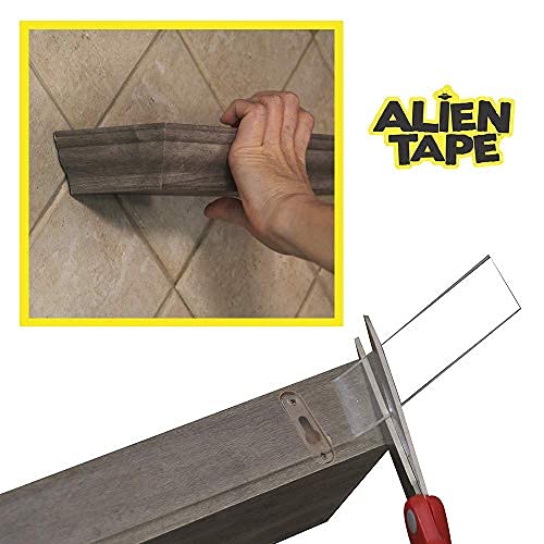 ALIEN TAPE primer plano de la textura adhesiva, agarre visible y claro