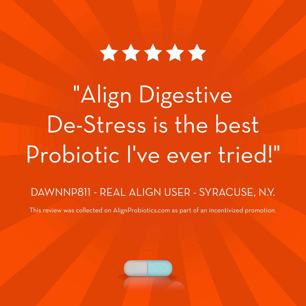 Align ingredientes clave: ashwagandha y Bifidobacterium para apoyo dual