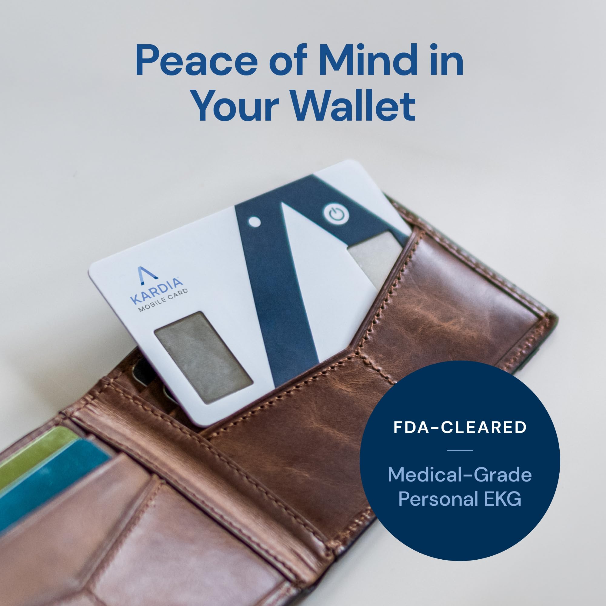 AliveCor KardiaMobile Card app screen sharing an EKG with a healthcare provider