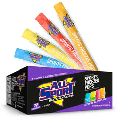 All Sport front packaging showing variety pack and convenient bulk supply