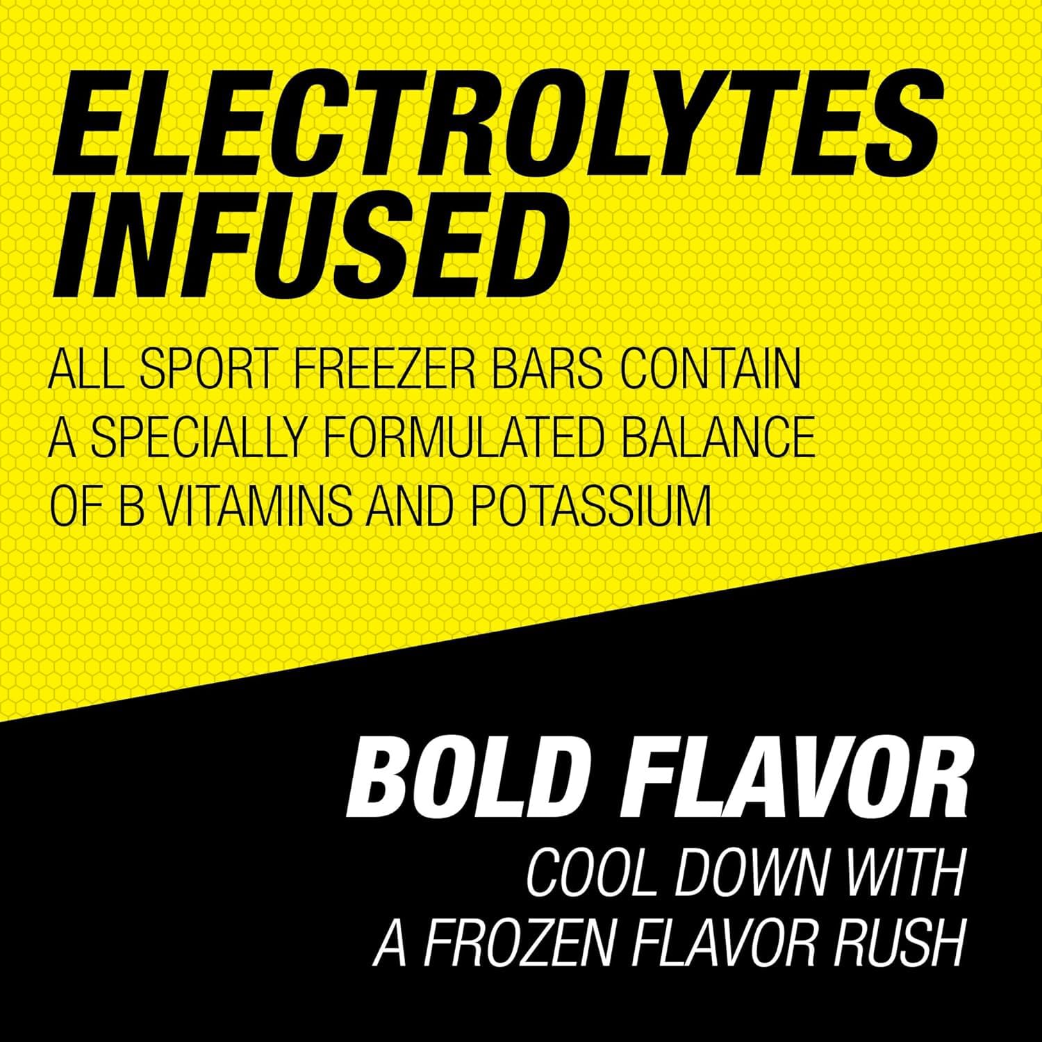 All Sport individually wrapped pop demonstrating hygienic convenience