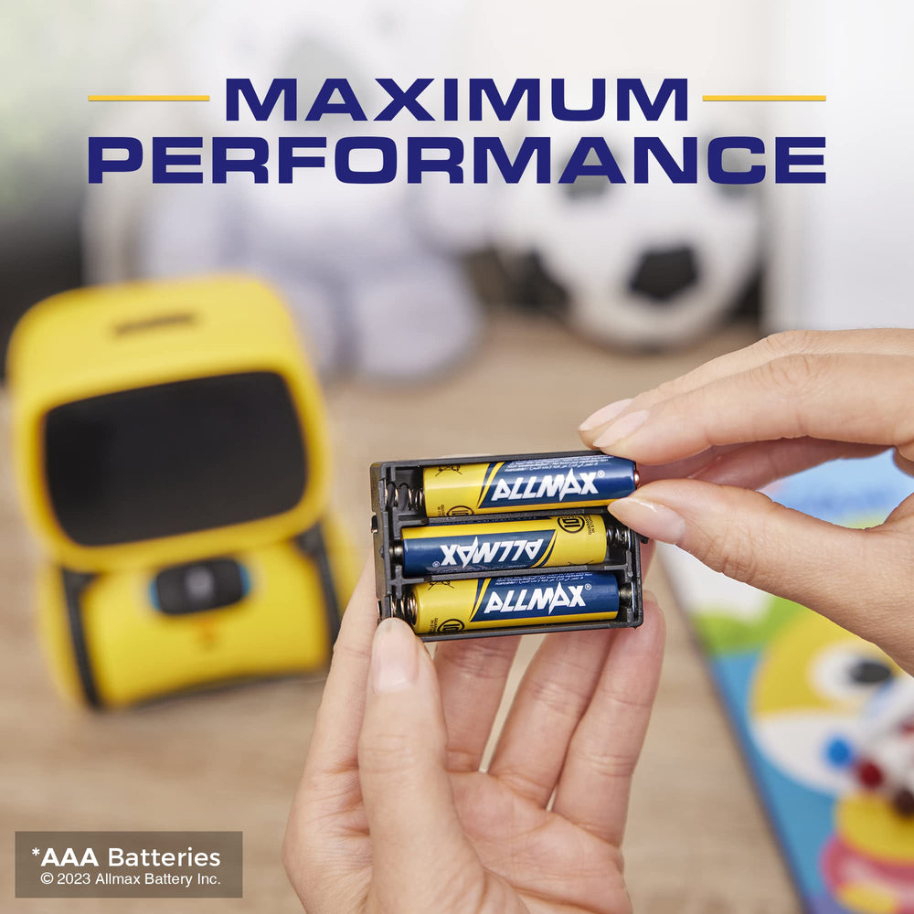 Allmax battery inside emergency kit illustrating long-term readiness