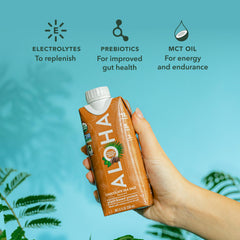 ALOHA detalle de textura cremosa que resalta sabor y suavidad