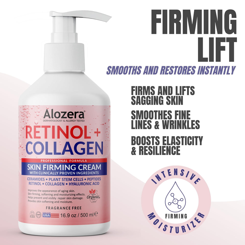 Alozera aplicación en brazo demostrando mejora de textura y elasticidad