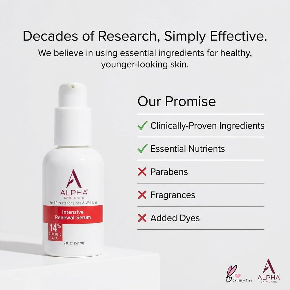 Alpha etiqueta con ingredientes y pH para transparencia y confianza