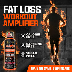ALPHA LION Burn2O label closeup highlighting ingredients and dosage