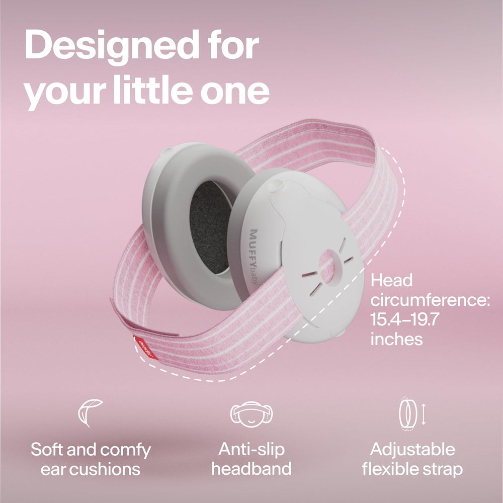 Alpine Muffy Baby earcup close-up displaying layered foam for noise reduction