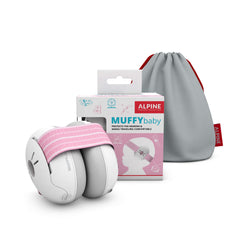 Alpine Muffy Baby front view showing soft cups and compact shape for comfort