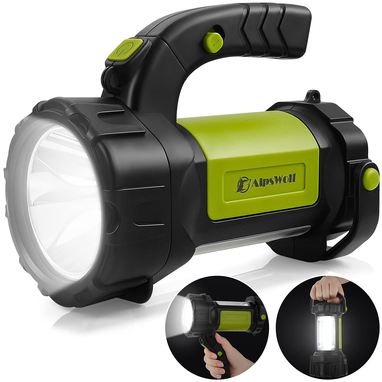 AlpsWolf front view lantern showing compact build and bright beam benefit