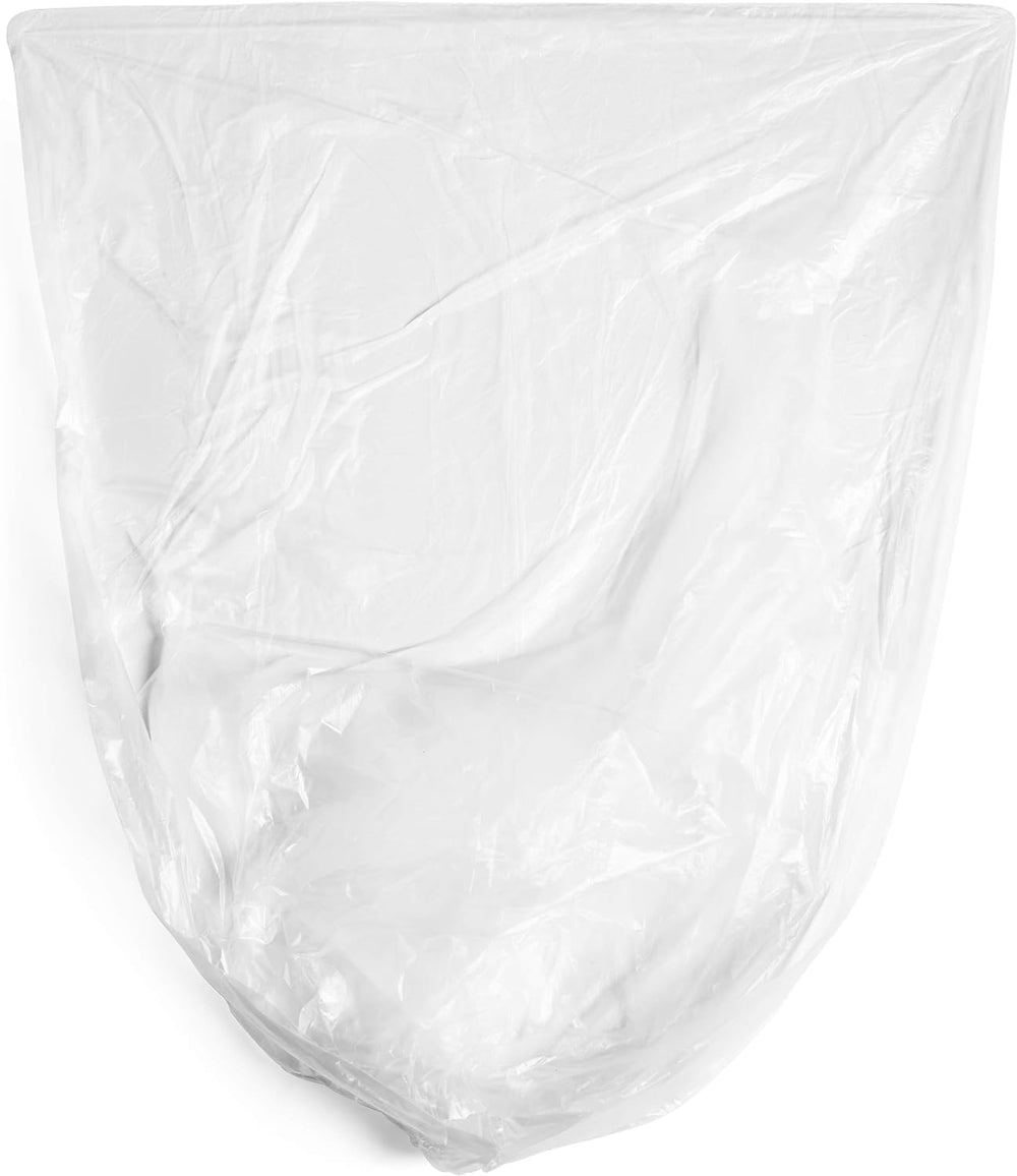 Aluf Plastics bag in a janitorial cart demonstrating ease of removal and refill efficiency