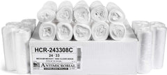 Aluf Plastics front packaging showing clear 24x33 bags and 1000 count for reliable supply