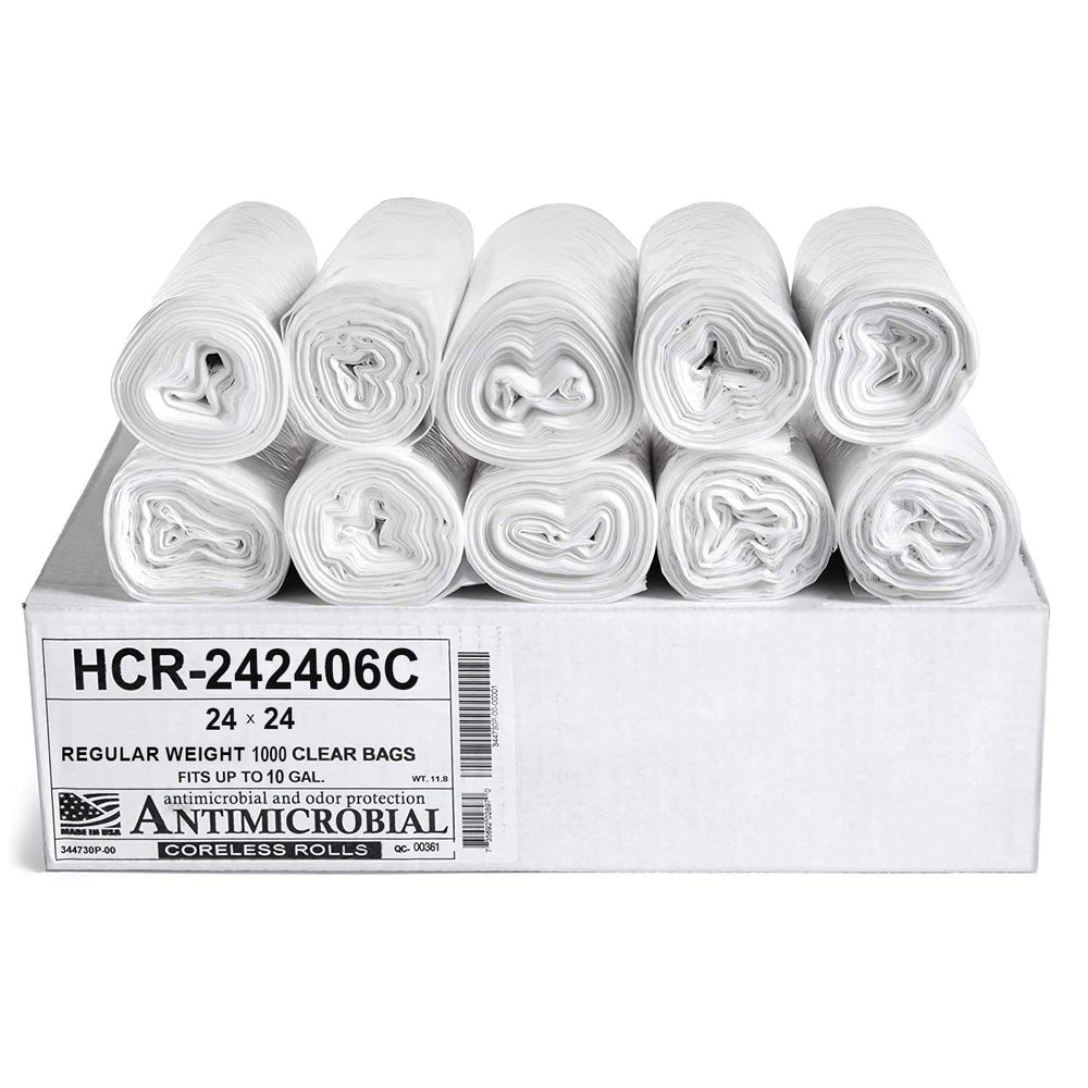 Aluf Plastics front packaging showing compact 1000-count roll and value