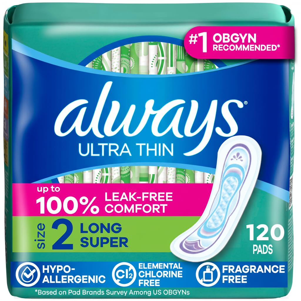 Always empaque frontal Size 2 mostrando cantidad y protección