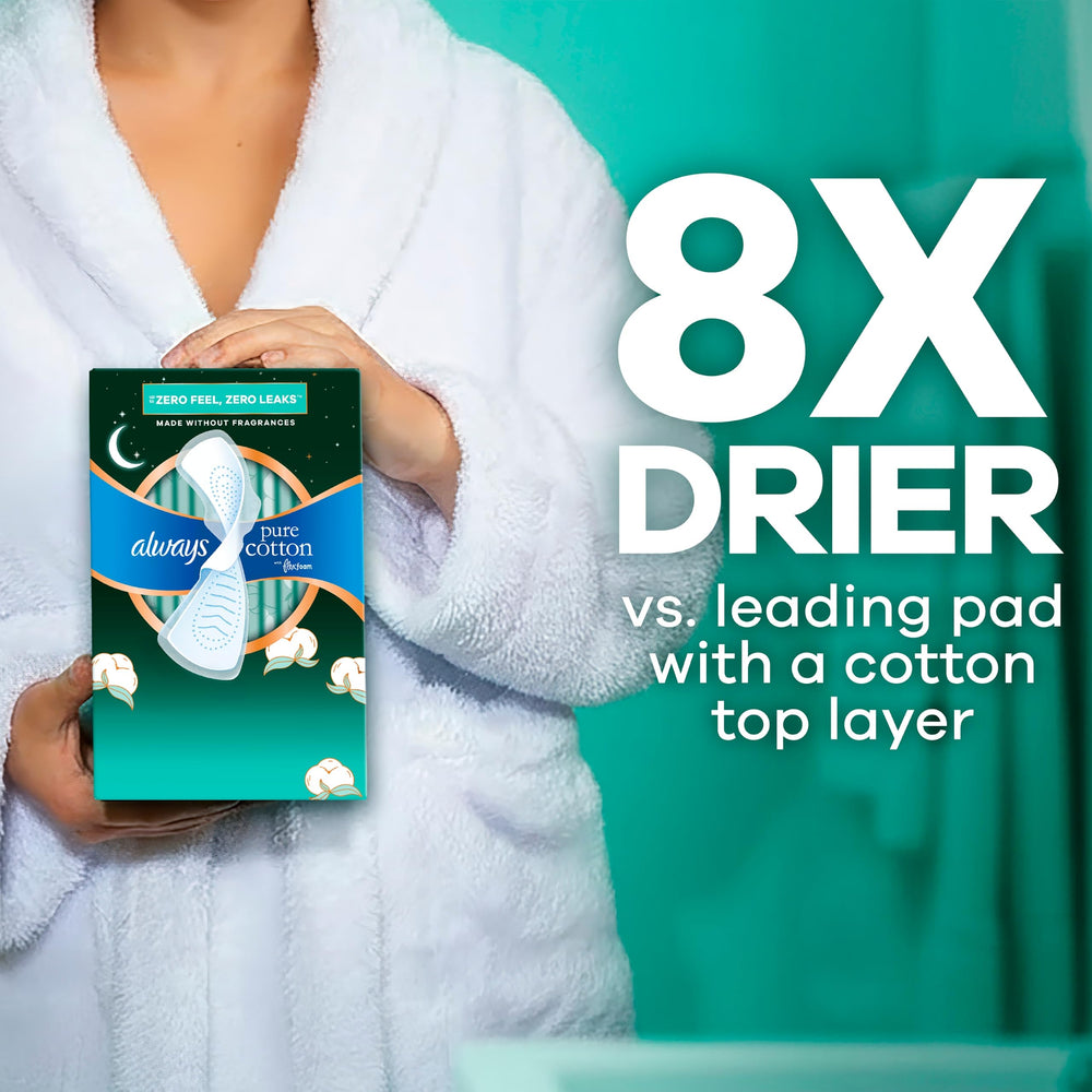 Always núcleo FlexFoam ampliado para alta absorción y delgadez